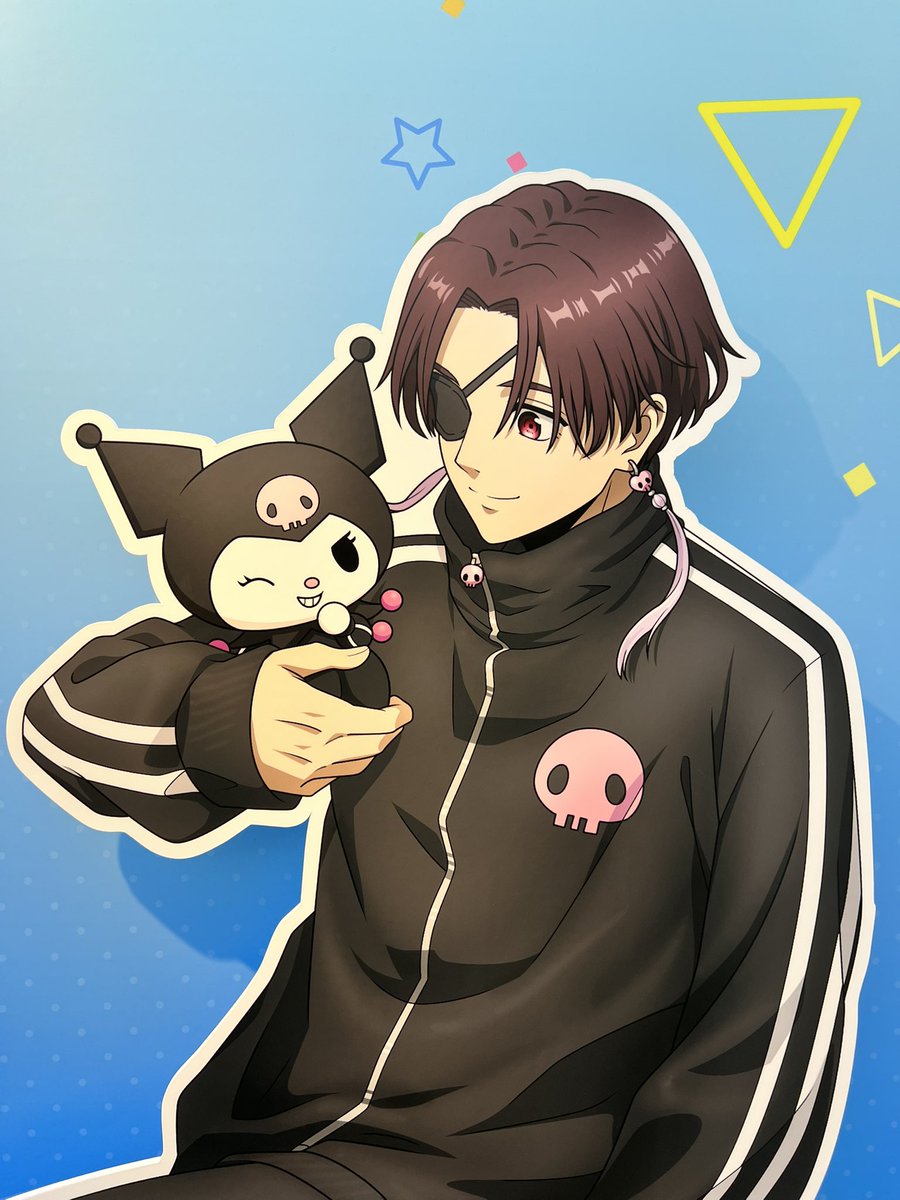 Ao_xvx's tweet photo. @tsuritteeer 眼帯ってもしかしてこのキャラかな？

さっき姪っ子がクロミちゃん好きだからとりあえず撮っておこうかなって何のキャラかわからず撮影してた！ https://t.co/SU97rOYeFW