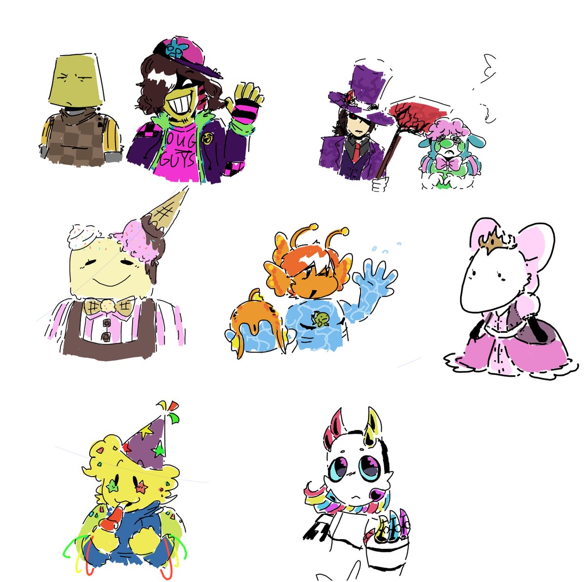 DopplersWrath's tweet photo. Free draw doodles of regretevator characters
#regretevator #regretevatorart #regretevatorfanart #lampert #infected #mach #pilby #crem #guppy #mozzelle #poob #partynoob #prototype https://t.co/IMafdxuigF