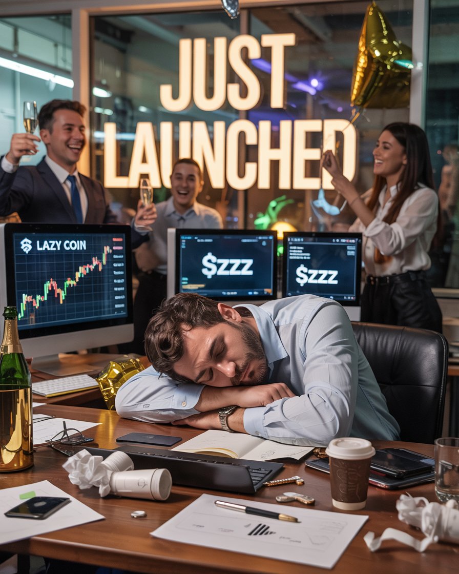 TokenPimp's tweet photo. #Crypto #SOL #Solana #memecoin #PUMPSWAP #pumpfun #fairlaunch #justlaunched #Pumpfunmeme 

Just launched on Pump Fun,
Low MC and grindin  *DYOR always*

Lazy Coin  ($ZZZ)

Website:  https://t.co/lobEPc82Lv https://t.co/7PPmkUxVQl