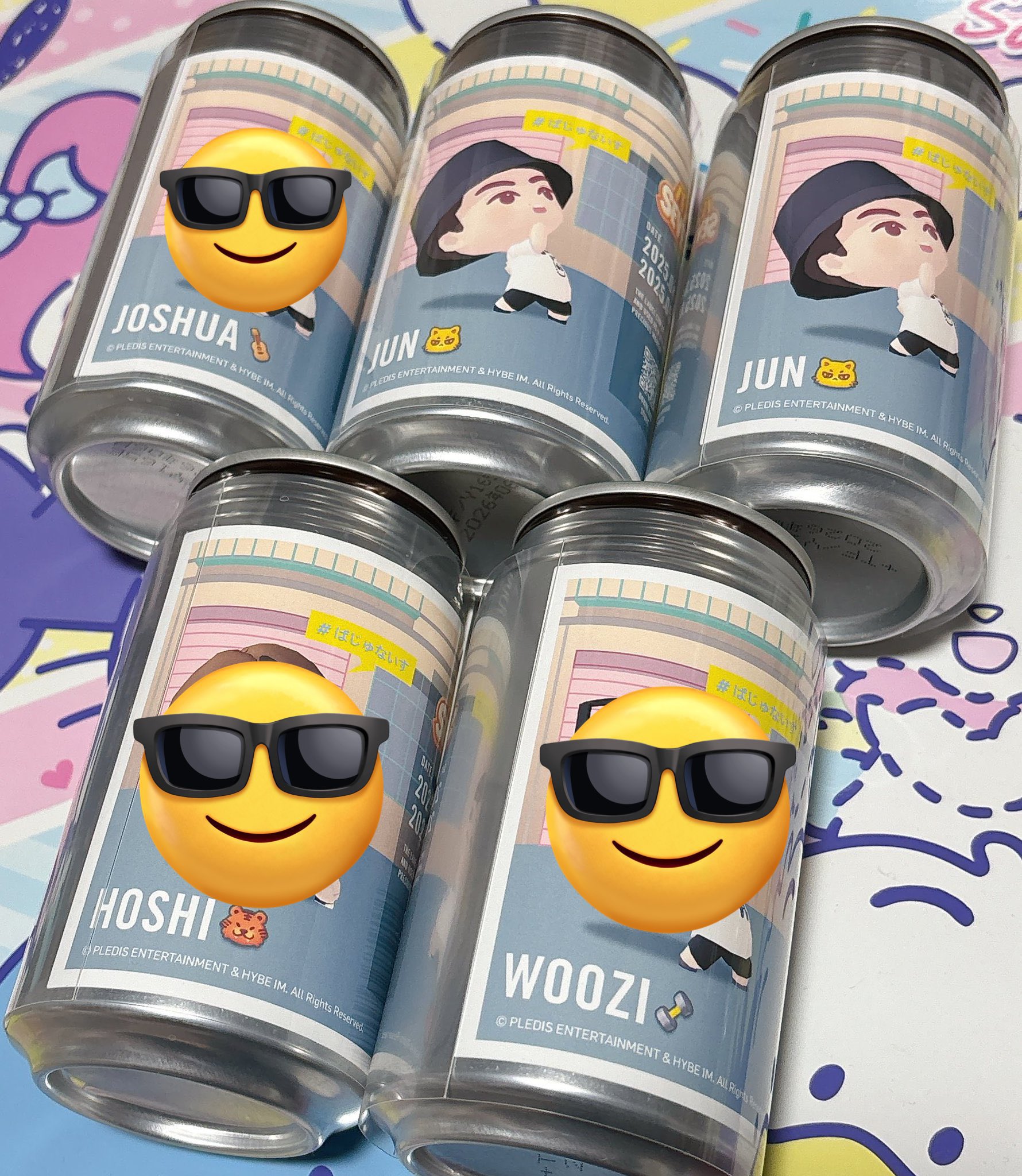 セブチ 缶バッジ パフォチ ジュン ホシ ディエイト ディノ