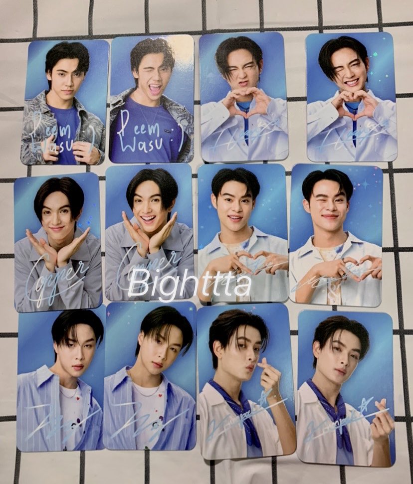 bighttta's tweet photo. พร้อมส่งใบละ 120 ✅
ขุนพล มาร์ค ฮาด ภีม คอปเปอร์

ค่าส่ง 40

2ใบส่งฟรี แถมใบทางขวา 

#ตลาดนัดbus https://t.co/HimsFMTTbC