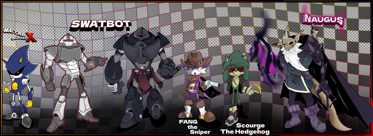 sem_toom's tweet photo. Villains in Sonic
You may have seen this. Well, I couldn't help but add this image with the character redesigns.
#swatbot
#fang
#ScourgetheHedgehog
#naugus
#MetalSonic
#sonic https://t.co/81MhVGubgr