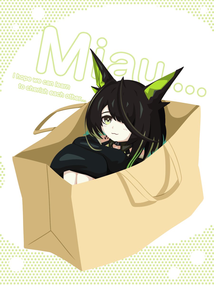 gribberoni's tweet photo. Miau... 💚
#Arknights #アークナイツ #明日方舟 https://t.co/FbxW0gyNle
