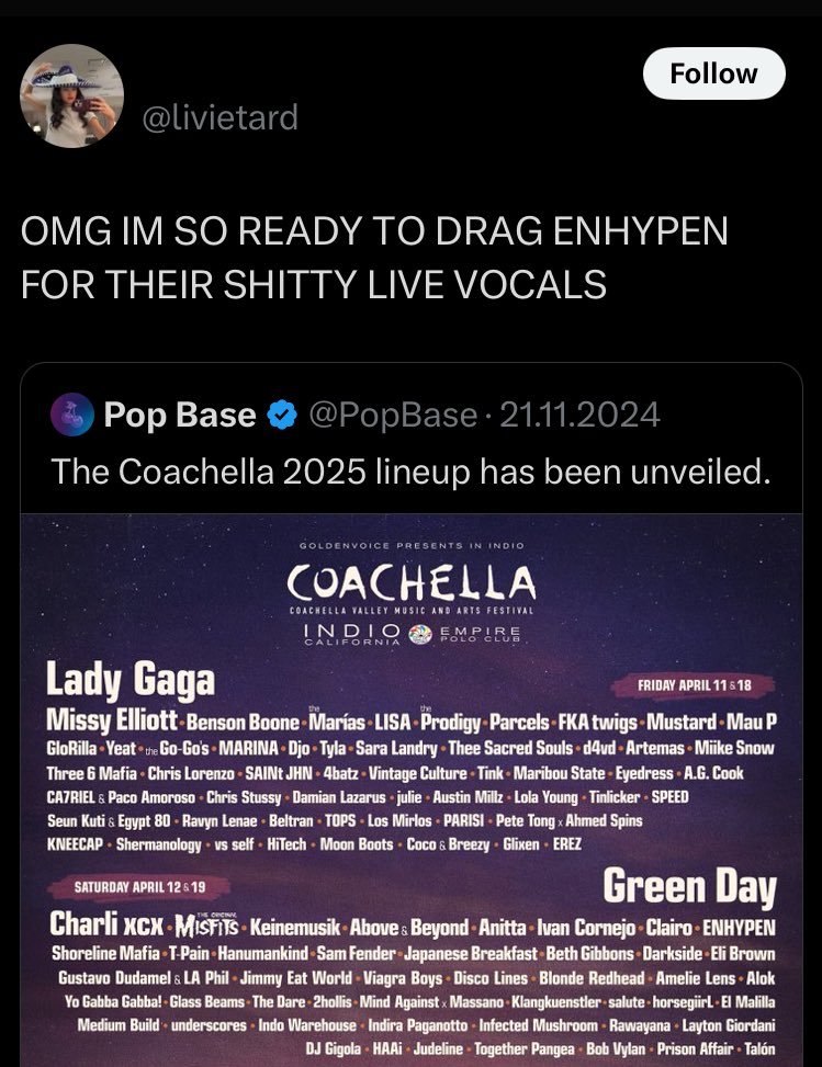 welltstars's tweet photo. and just like that these people vanished

VAMPIRES IN THE DESERT
#ENCHELLA #ENHYPEN #COACHELLA2025 https://t.co/DGHiIHYPVT
