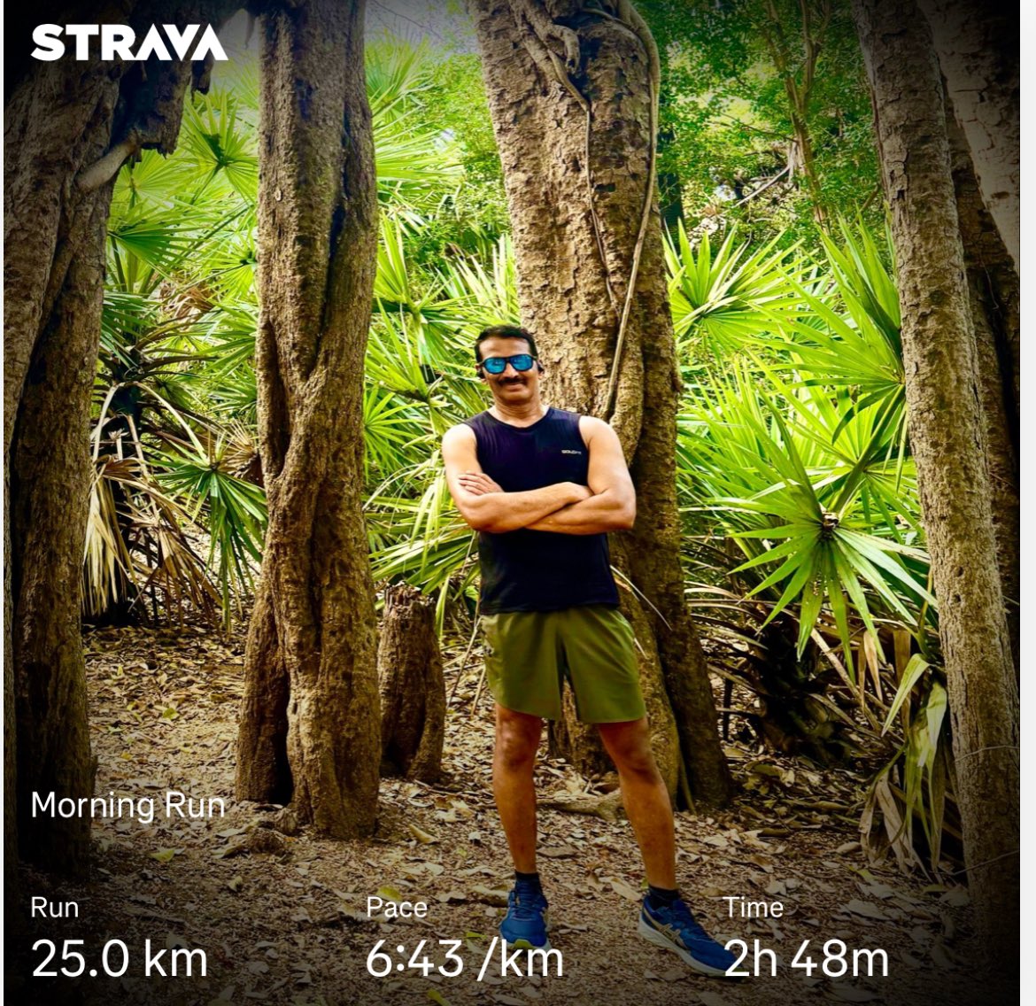 This morning, IIT Madras became my meditation mat.  
25 km through trees, silence, and whispers of my own thoughts.  
Not every run is about speed.  
Some runs are about meeting yourself again. #run #running #runner #halfmarathon