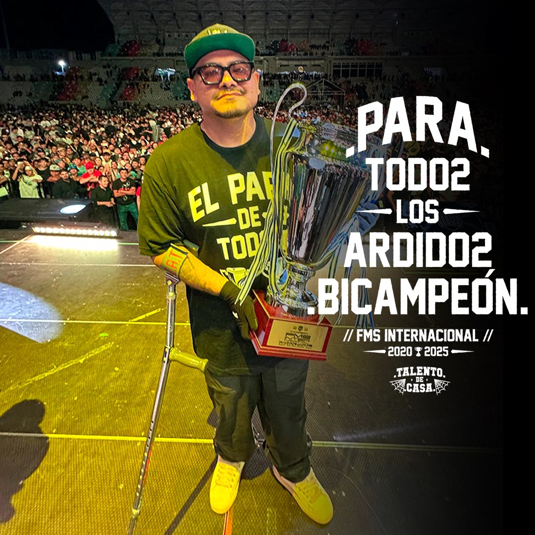 elchok's tweet photo. BICAMPEÓN 2020-2025 🏆 🏆 https://t.co/iHBKZT7i78