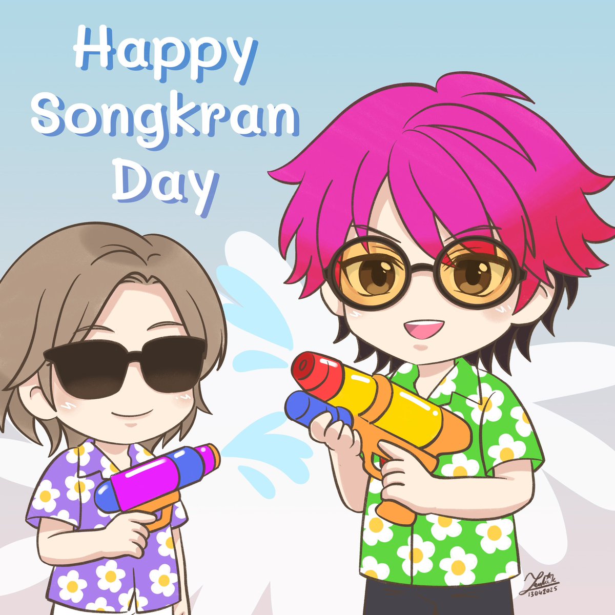 Happy Songkran Day 
ปีใหม่ไทยปีนี้ของให้ทุกคนมีความสุข 
สมหวังในสิ่งที่ปรารถนาทุกคนนะคะ 
เดินทางกลับบ้านกลับบ้านกันอย่างปลอดภัยค่ะ
Fanart : Hide &amp;Yoshiki X-Japan
#fanart #hidexjapan #YOSHIKICHANNEL #yoshikixjapan #Songkran2025