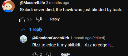Anti900's tweet photo. @slayvideos Peak comment section https://t.co/Anf95rFekz