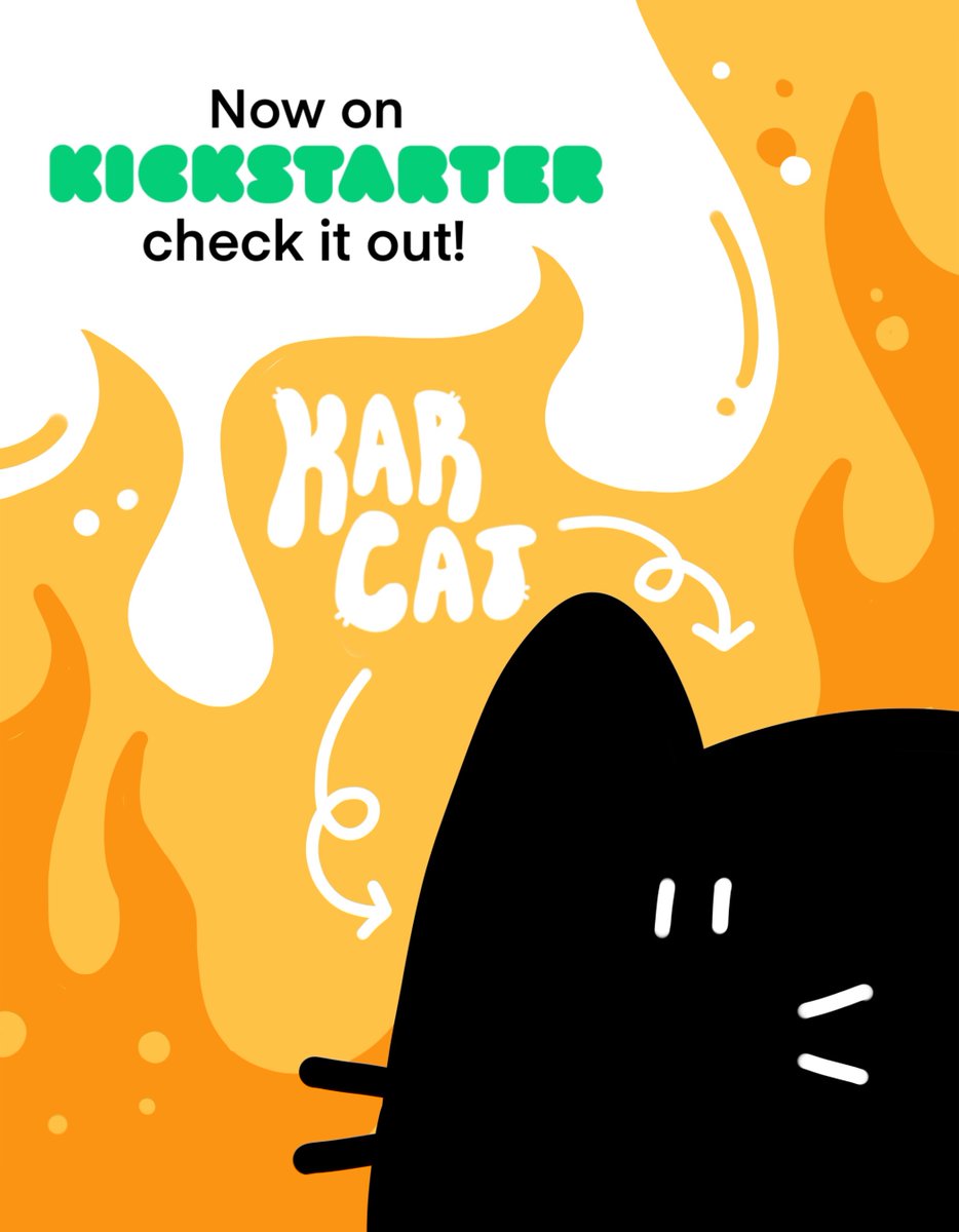 Kar Cat on kickstarter
link: kickstarter.com/projects/karca…

#kickstarter #kickstarterproject #artbook #smallartist #webtoons #comic #karcat #comic