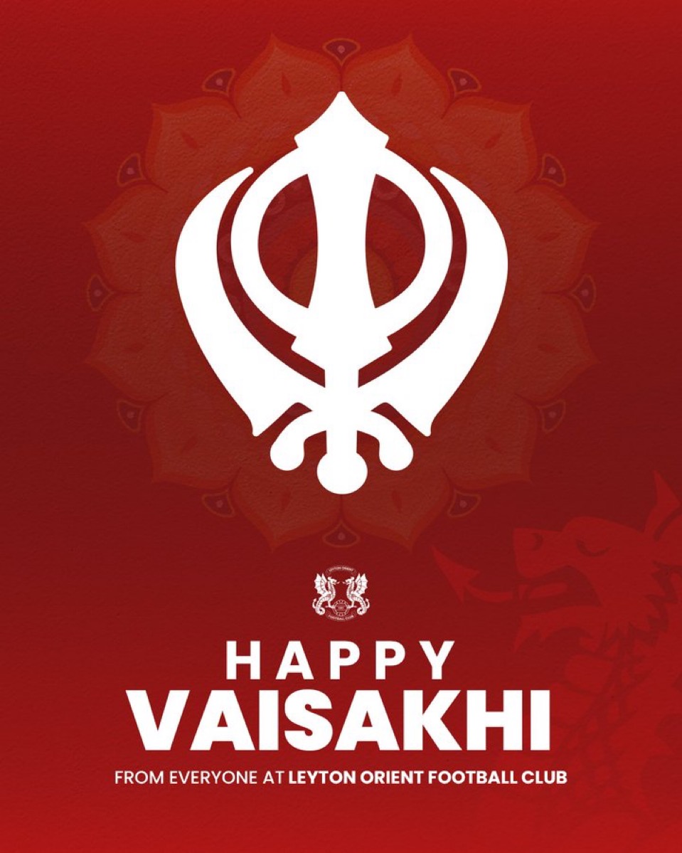 Wishing all of our Sikh supporters a very Happy #Vaisakhi. Have a great day celebrating!

#LOFC #OneOrient