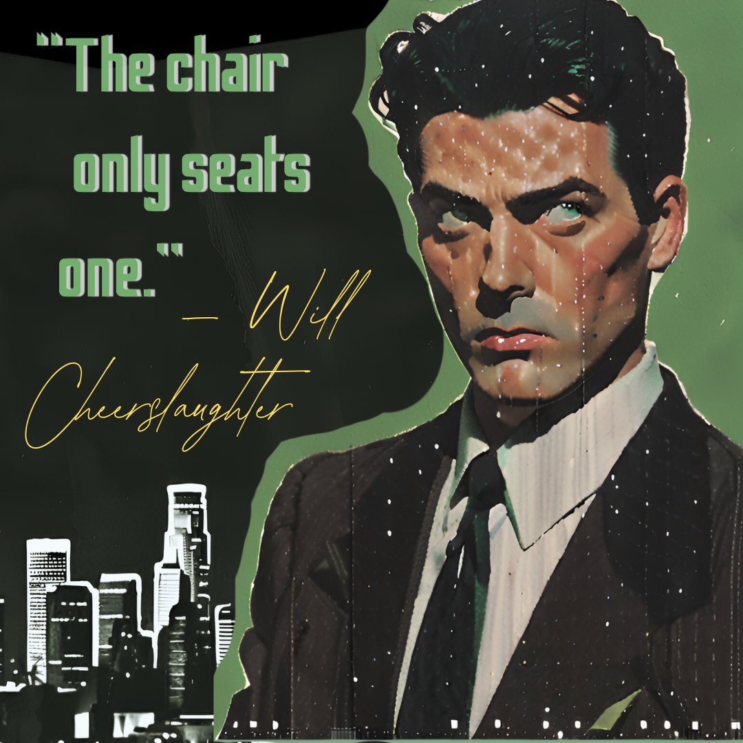 rosy_mirror's tweet photo. "I know what you want, and it doesn't matter how you phrase it. It all comes down to this: the chair only seats one." || #silencefell #rosymirror #paranoir #noir #fiction #newauthors #newfiction #NewBooks https://t.co/chNIEFBsQe