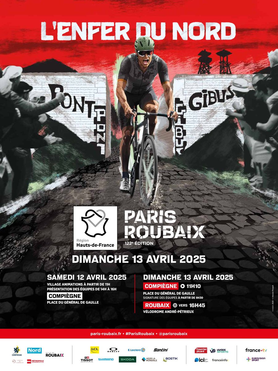 Janusport's tweet photo. 🚴‍♂️ 5x10€ DE FREEBETS

🏆 Qui remporte Paris-Roubaix ?

♥️ RT + follow @Janusport &amp; @Genybet_Sport 

🎁 10€ de freebets sport + 20€ hippiques + accès au Discord à vie pour toute création de compte via notre lien : https://t.co/KB3rEla49Q 👈

⚠️ Fin du jeu à 15h ⚠️ https://t.co/p2NJ8fBQ54