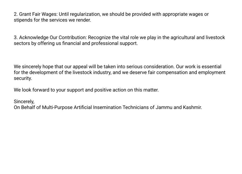 khalid_showkat_'s tweet photo. @OfficeOfLGJandK
@manojsinha_
@OmarAbdullah

We, MAITRI workers, play a crucial role in rural India’s livestock care. Yet, we face no fixed income and struggle to provide for our families with inconsistent payments. It’s impossible to sustain ourselves under these conditions. https://t.co/1Wh9UGlPL1