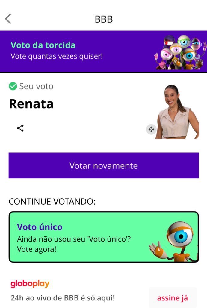 itsAnneSB's tweet photo. @QGcarliette @juliette @StradaVitoria 🗣️FORA RENATA
Todos precisam votar muito de verdade (Baixem o app do GSHOW, é mais rápido pra votar)
Votem desde já! Ñ deixe pra última hora

🚨Façam tudo votando! ASSISTAM VOTANDO! Só oq importa é VOTAR, todo resto é perda de tempo
Juntos a gente consegue

VOTE #ForaRenata ❌ https://t.co/csqj3ch4V6