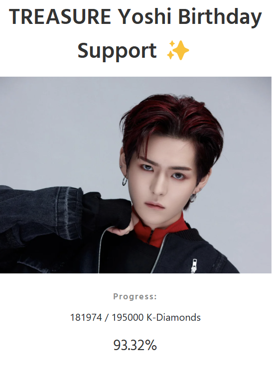YOSHI_VT's tweet photo. [MYKPOPSHOWS] UPDATE
🚨 POWER HOUR Pt. 2 ENDS 🚨

‼️ Only 8 days left ‼️

Current Progress: 181,974💠
🎯195,000 💠

Thanks everyone who tapped in with us! Join us again  for the next Power Hour session! 

#mykpopshows #VoteForYoshi 
#YOSHI #요시 #ヨシ