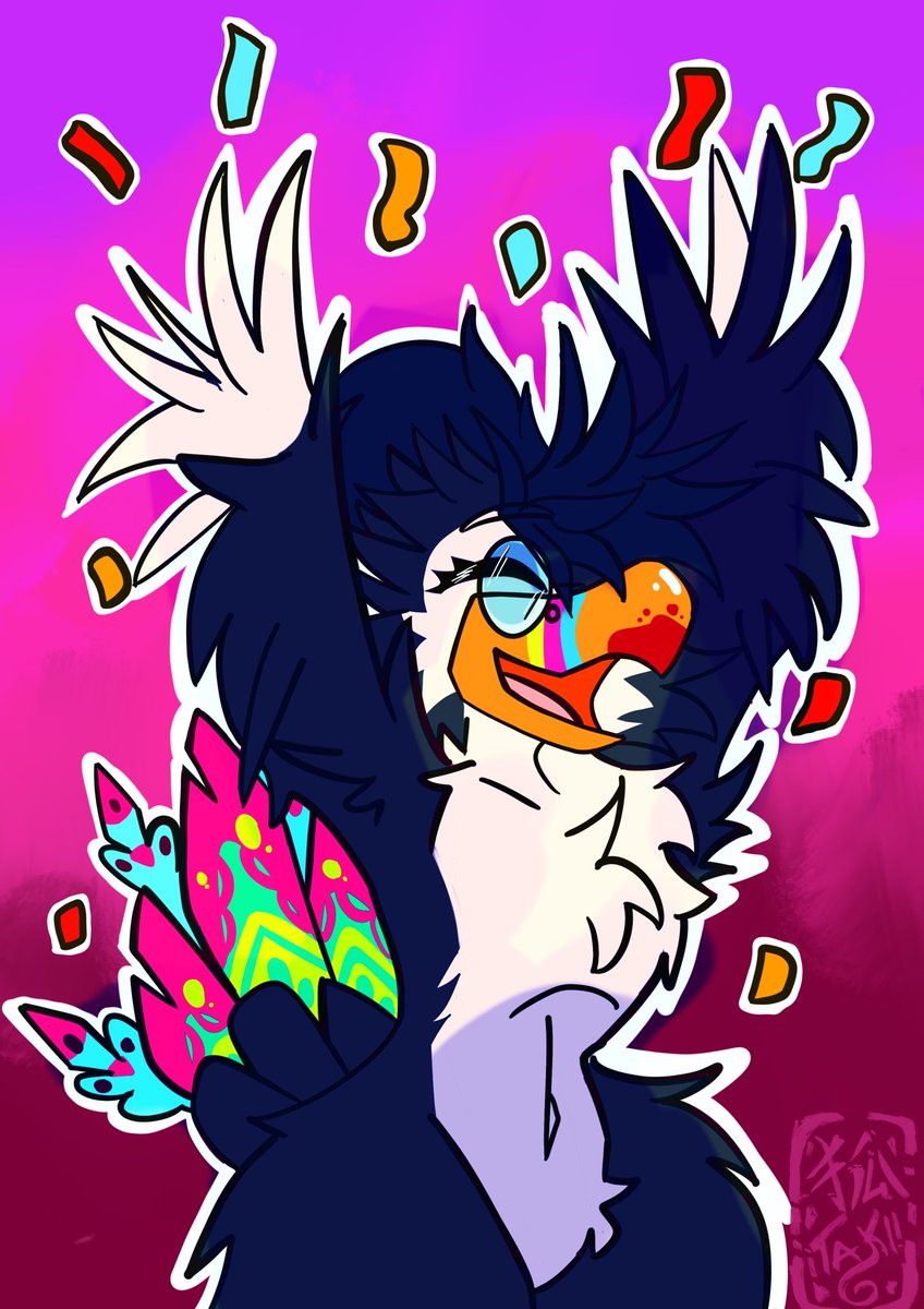 FoxTaki's tweet photo. Otra comision del pollito uwu #furry #speedpaint https://t.co/LK3xDh4dYa