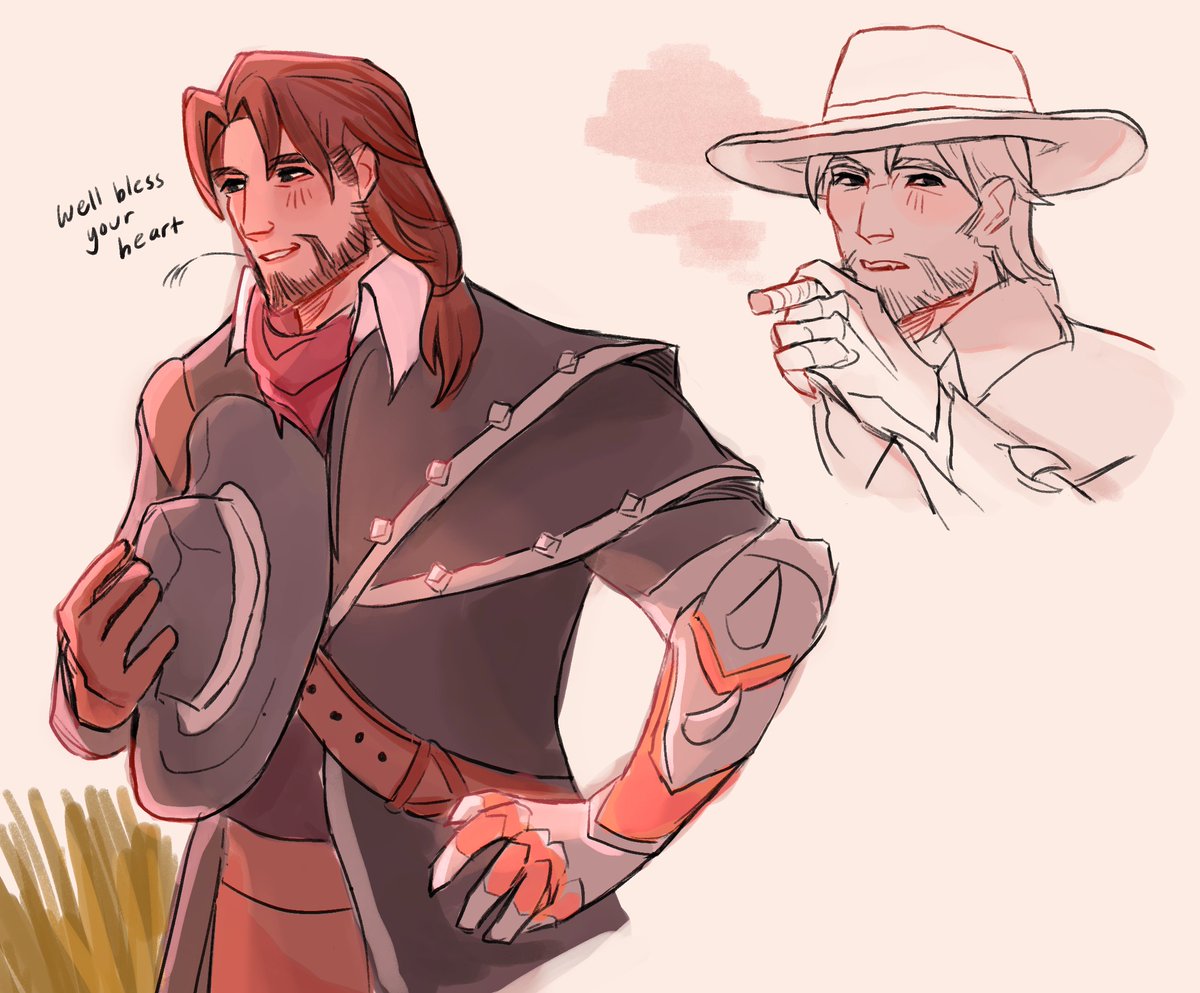 inkyfruit's tweet image. i hate this guy btw ^_^ #colecassidy #Overwatch2Fanart