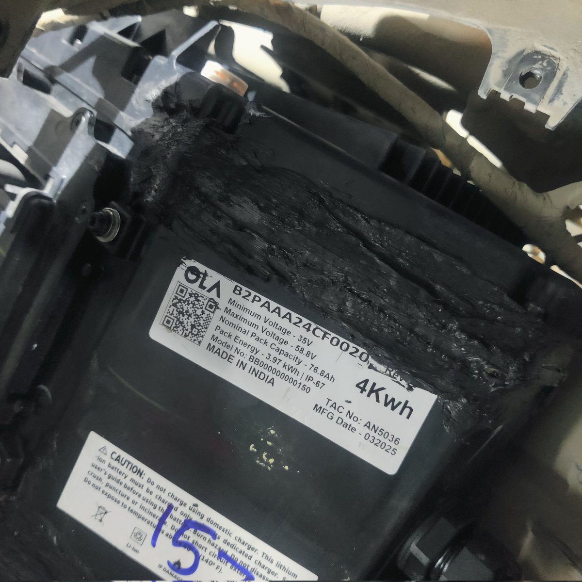 KumarSwajeet's tweet photo. Yes, all in a day if all good and scooter start and after sales service on and after 15 days if battery required to change under warranty they will provide refurbished battery like this I have received under warranty on. https://t.co/2hj5pByvBA