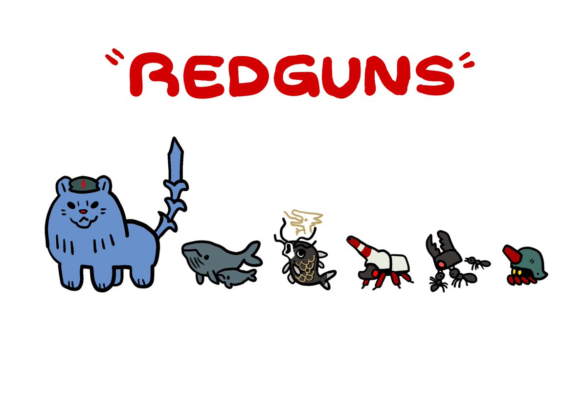 fragile_cube_'s tweet photo. REDGUNS https://t.co/nNSfMfuL2x