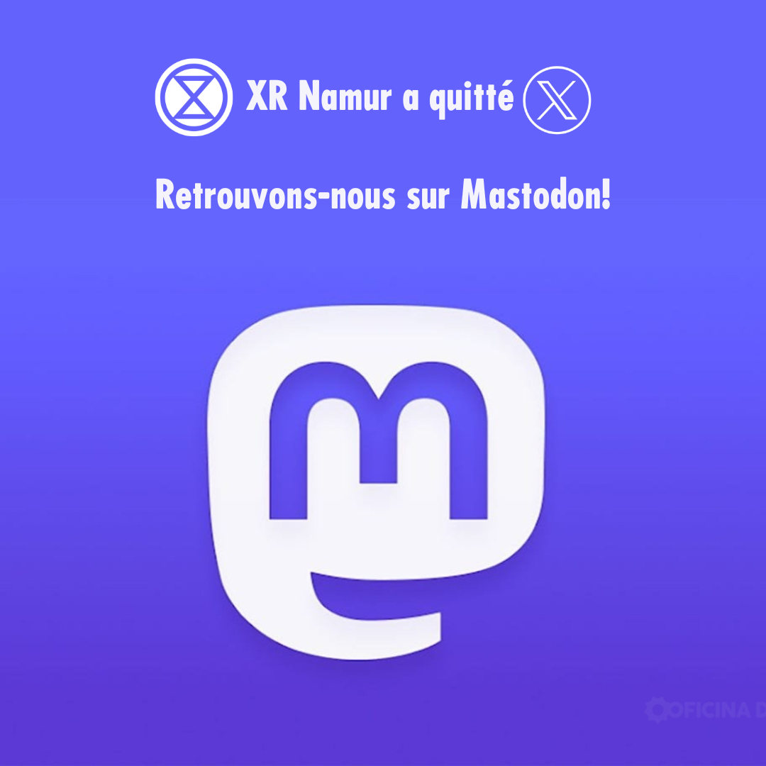 Extinction Rebellion Namur ⏚ tweet media