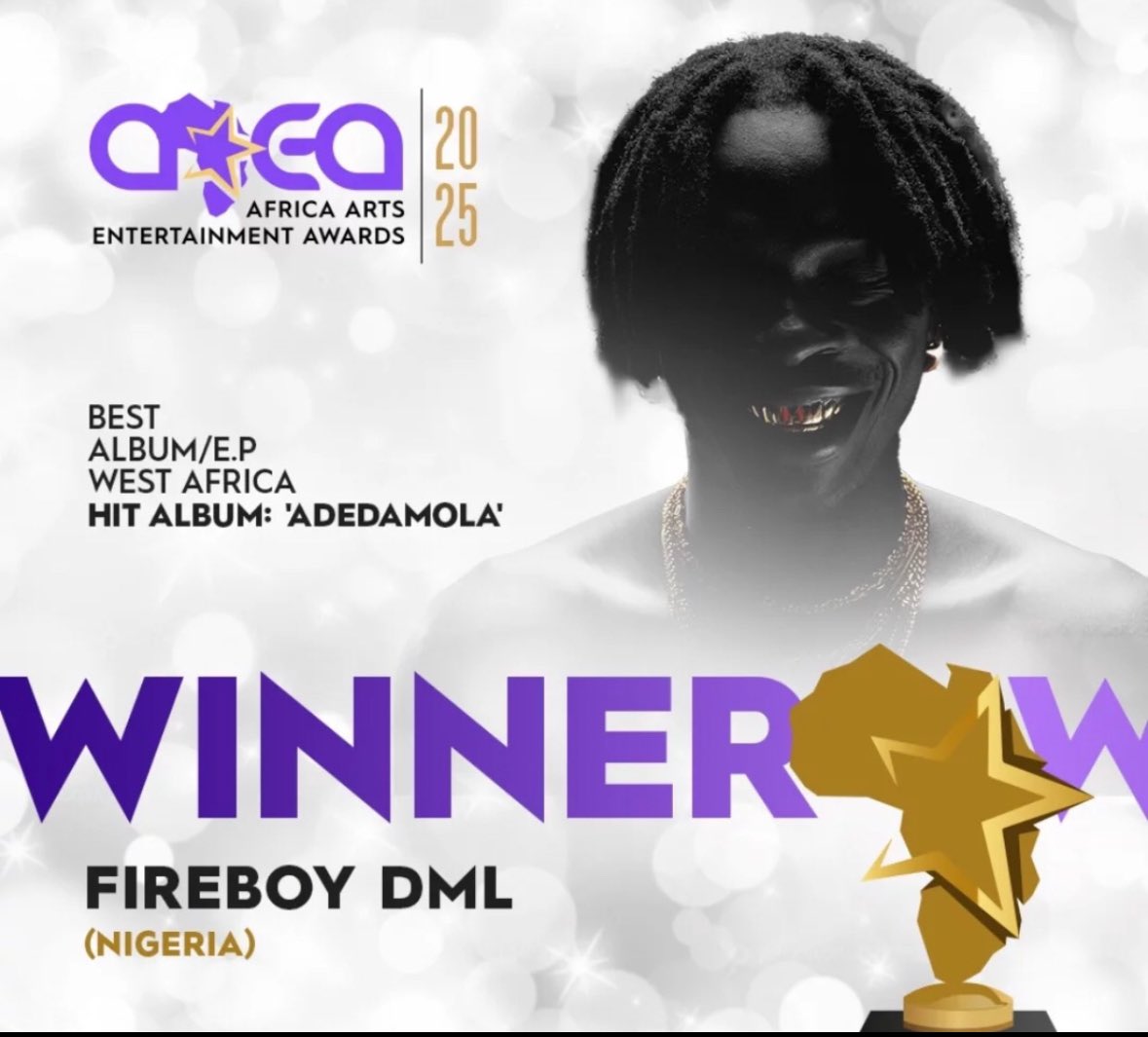 Officially_Kriz's tweet photo. Congratulations 🎊 @fireboydml https://t.co/T2gmeMgFeC