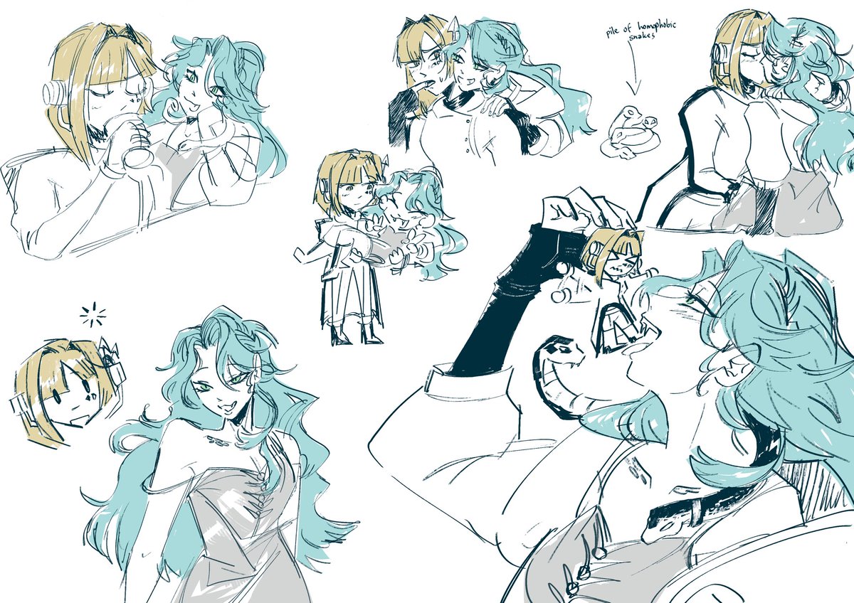 // #r99spoilers spoilers for 2.7 

🐍↔️🐍  I like these two a normal amount