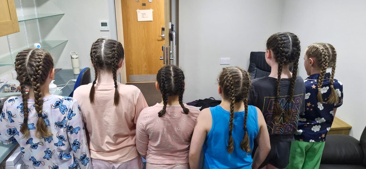 The Braidy Bunch….Last night TM Lauren had her work cut out for her!!!