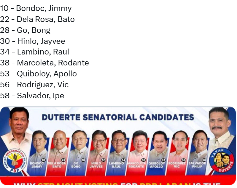 SimplyRaphaelle's tweet photo. Huwag kayong bibitaw. May pag-asa pa ang Pinas.
Pag may tamang boto, may tunay na pagbabago.
Iboto sa Senado ang boses ng taong bayan.
Iboto ang lider na may malasakit, prinsipyo, at paninindigan.
#Vote2025 ๐ต๐ญ
#VotePDPLaban
#halalan2025
#Eleksyon2025 https://t.co/GLPRo6GIqx