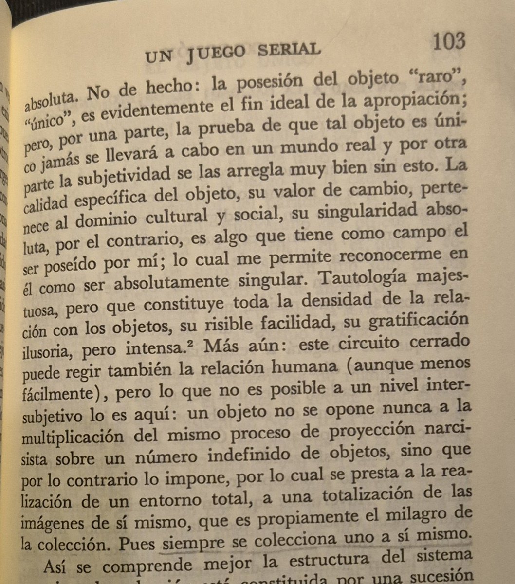 JavierBarronC's tweet photo. -Pues siempre se colecciona uno a sí mismo.

Pero en qué nos proyectamos, en qué  o de qué manera "nos coleccionamos"; de qué estamos hechos? https://t.co/6xgyEBGd3z