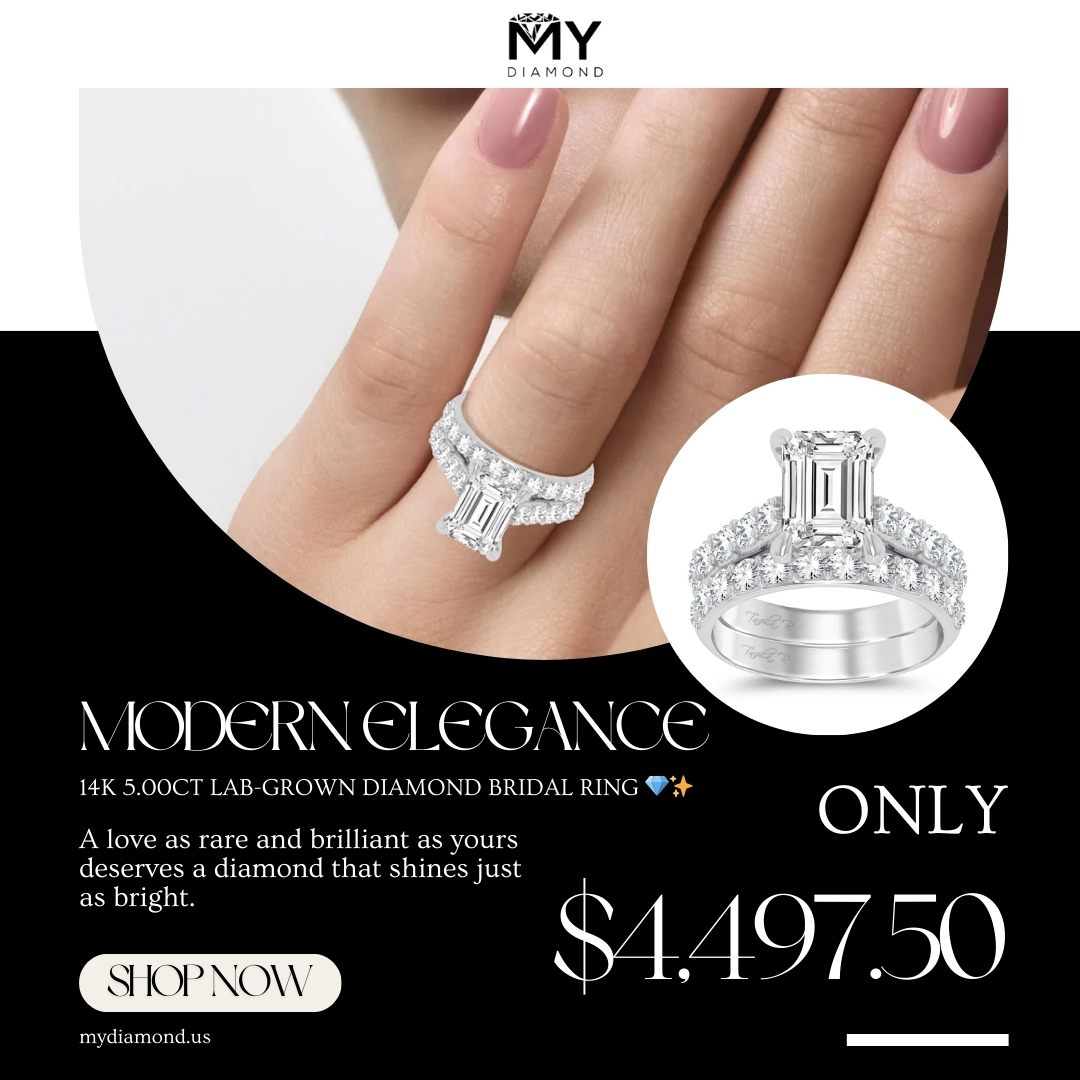 MYDIAMOND_US's tweet image. Celebrate everlasting love with the captivating sparkle of our 14K lab-grown diamond bridal ring, a testament to elegance and commitment. 💎❤️ #LabGrownLuxury #LoveInDiamonds #ForeverYours #CraftedWithCare #ModernElegance #BridalExcellence #DiamondDreams