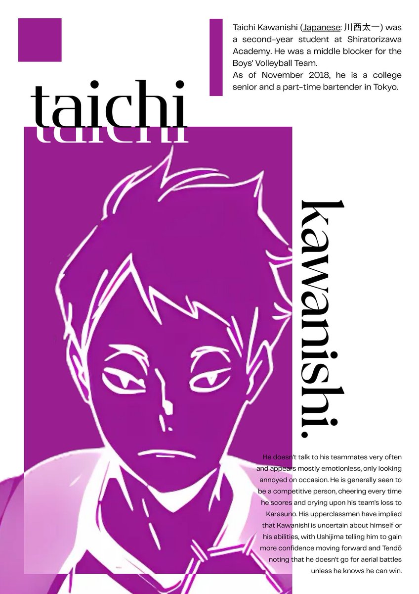 orca_core's tweet photo. day 2: character study | "purple"
#haikyuu #taichidays https://t.co/meCfHx9SvA