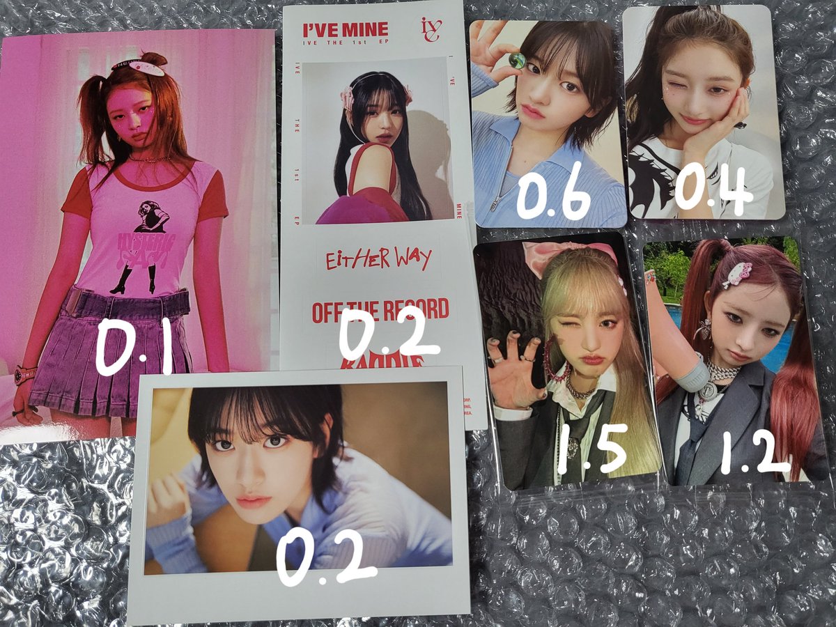 doilnomdoil's tweet photo. 아이브 포카 양도

DM주세요
준등기 0.18 반택 0.18 택배 0.4
아이브 케타포 kt4 럭드 럭키드로우 특전 포카 포토카드 케이타운포유 리즈 레이 유진 원영 이서 가을 스티커 앨범 폴라로이드 엽서 https://t.co/1iI4iFLe2G