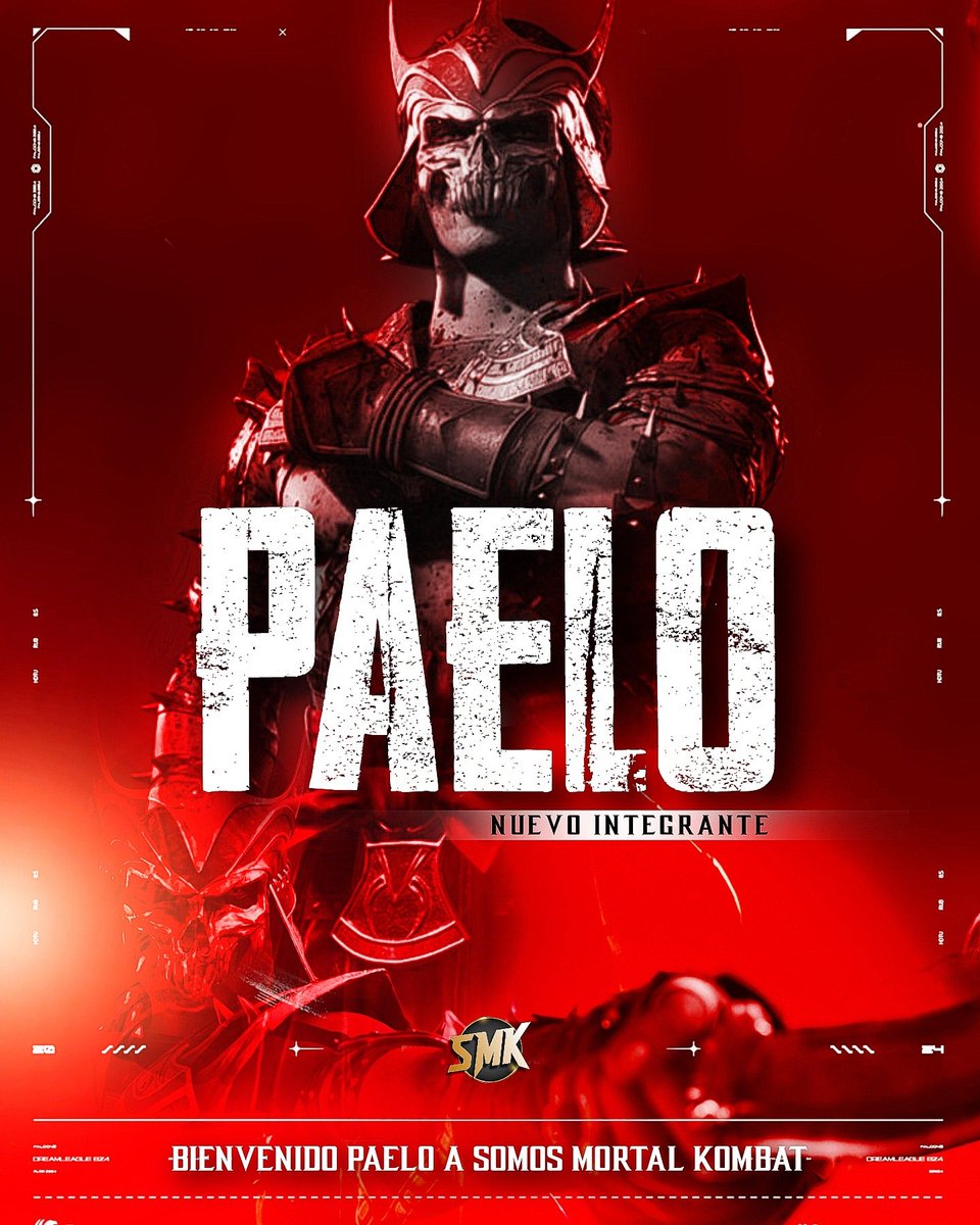 SOMOSMORTAL's tweet photo. Bienvenido SMK | PAELO 💪 #launionhacelafuerza
#mortalkombat #mortalkombat1 #mk #mk1 #somosmortalkombat #gosmk https://t.co/sk6N27pxuO