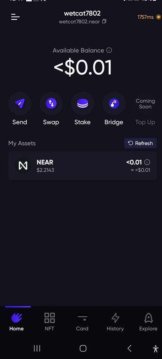 opposir1's tweet photo. @MeteorWallet wetcat7802.near https://t.co/wYB5Eqp9qq