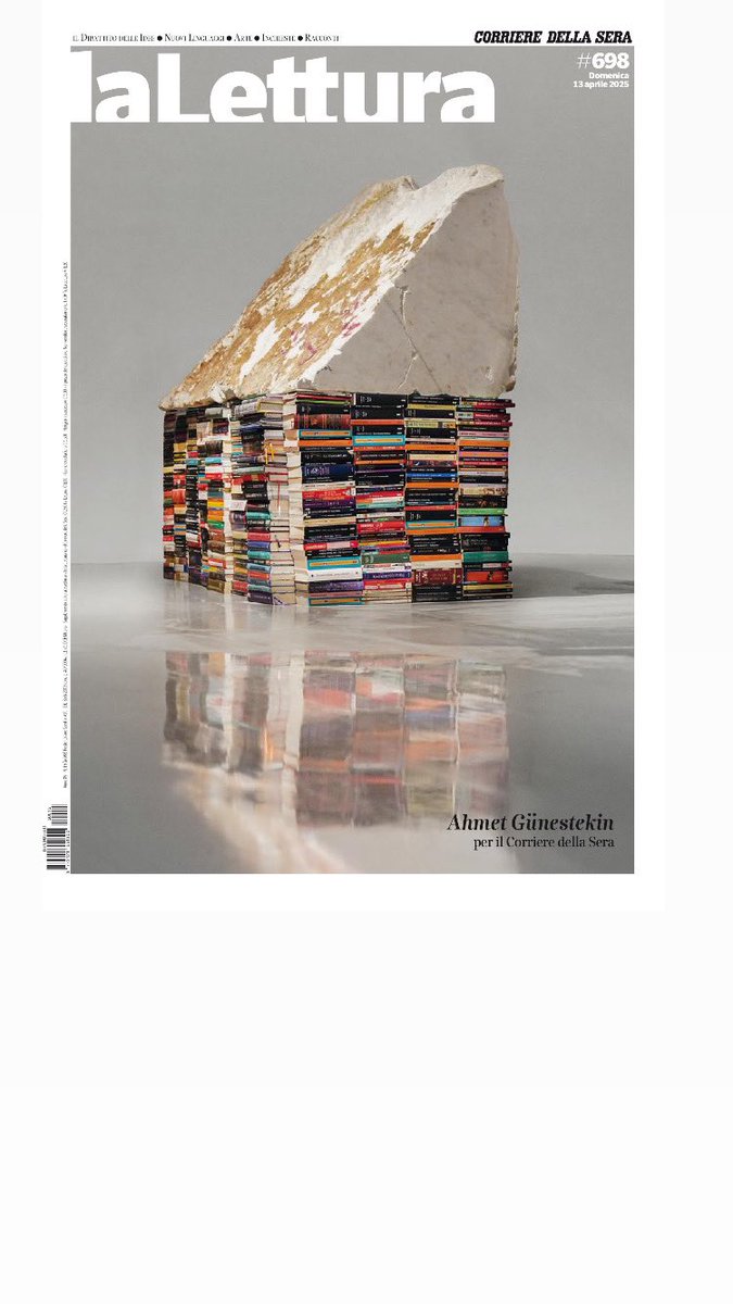 severinocolombo's tweet photo. Il peso de @La_Lettura 

Il nuovo numero è nell’App e in edicola con il @Corriere 

Con #dazi #donaldtrump #robertosaviano #emanueletrevi #federicamanzon #deirdremccloskey  #alberteinstein #carlorovelli #fabiogenovesi #mathiasenard  

La copertina è di #ahmetgüneştekin https://t.co/MAO6bI5imo