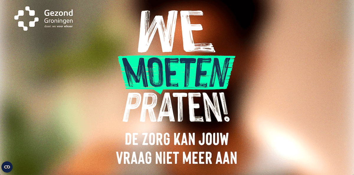 InfoLeek's tweet photo. Start campagne ‘We moeten praten’ van Gezond Groningen https://t.co/Uw2B24wniw #InfoLeek https://t.co/9Byw41lEMK