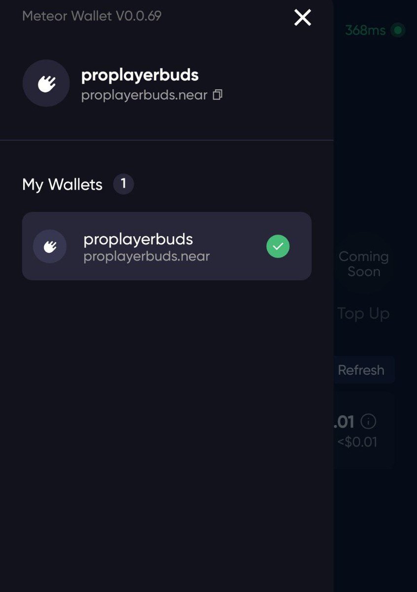 fren56go's tweet photo. @MeteorWallet proplayerbuds.near https://t.co/Q0aS90Txb1