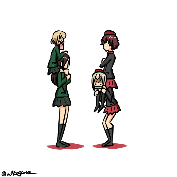 #週末ガルパンお絵描き120分一本勝負 #週末ガルパンお絵描き120分一本勝負20250412お題 「プラウダ高校」「逸見エリカ」 