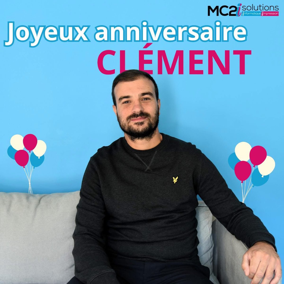 mc2i_solutions's tweet image. [ANNIVERSAIRE 🎁]

Joyeux anniversaire 🎁  Clément 🤝

Excellent dimanche ⚽️ !

#Anniversaire #Clement #MC2ISolutions #TeamMC2I #Numérique #Informatique #Impression #Andrézieux