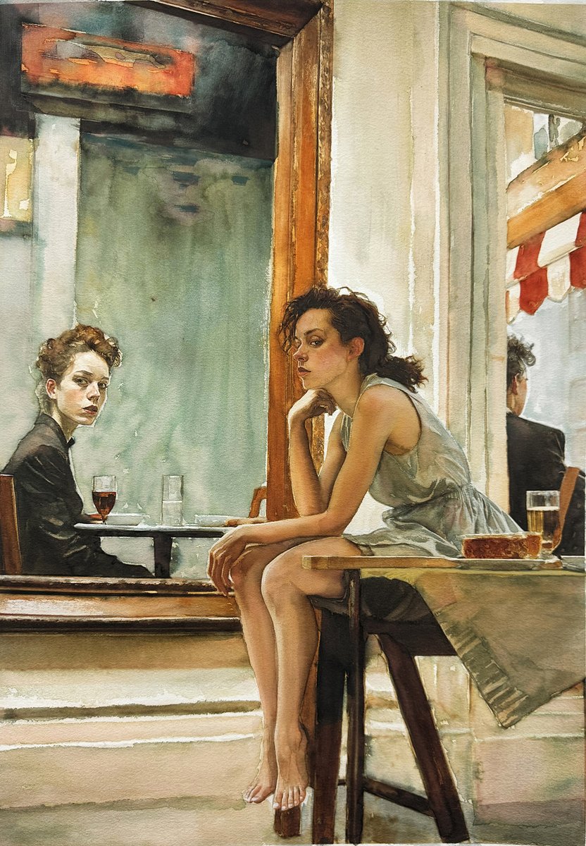 Brindille_'s tweet photo. Museum Cafe
© Brian Haberlin (American, b. 1962) https://t.co/YeJ3H94paO