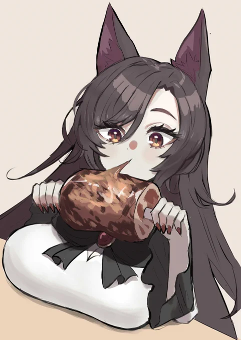 お肉を食べるルーガルー#今泉影狼 #東方 #東方Project 