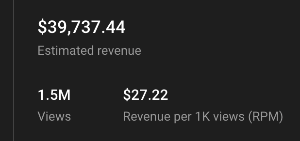 theSebastianSM's tweet photo. Beginner in Faceless YouTube Automation?

This niche is for you!

Skill = ZERO
Cost = $10 a video

RPM = Crazy $25+
Profit = 5k/month+

Comment "GROW" and I’ll DM it to you! https://t.co/3aeYhlGo73
