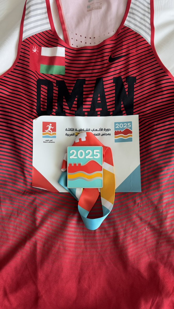 mohammedrunner's tweet photo. فضية سباق 1 mile 🥈دورة الألعاب الشاطئية بمجلس التعاون لدول الخليج العربية 2025 ‘ https://t.co/O0U29RTaiv