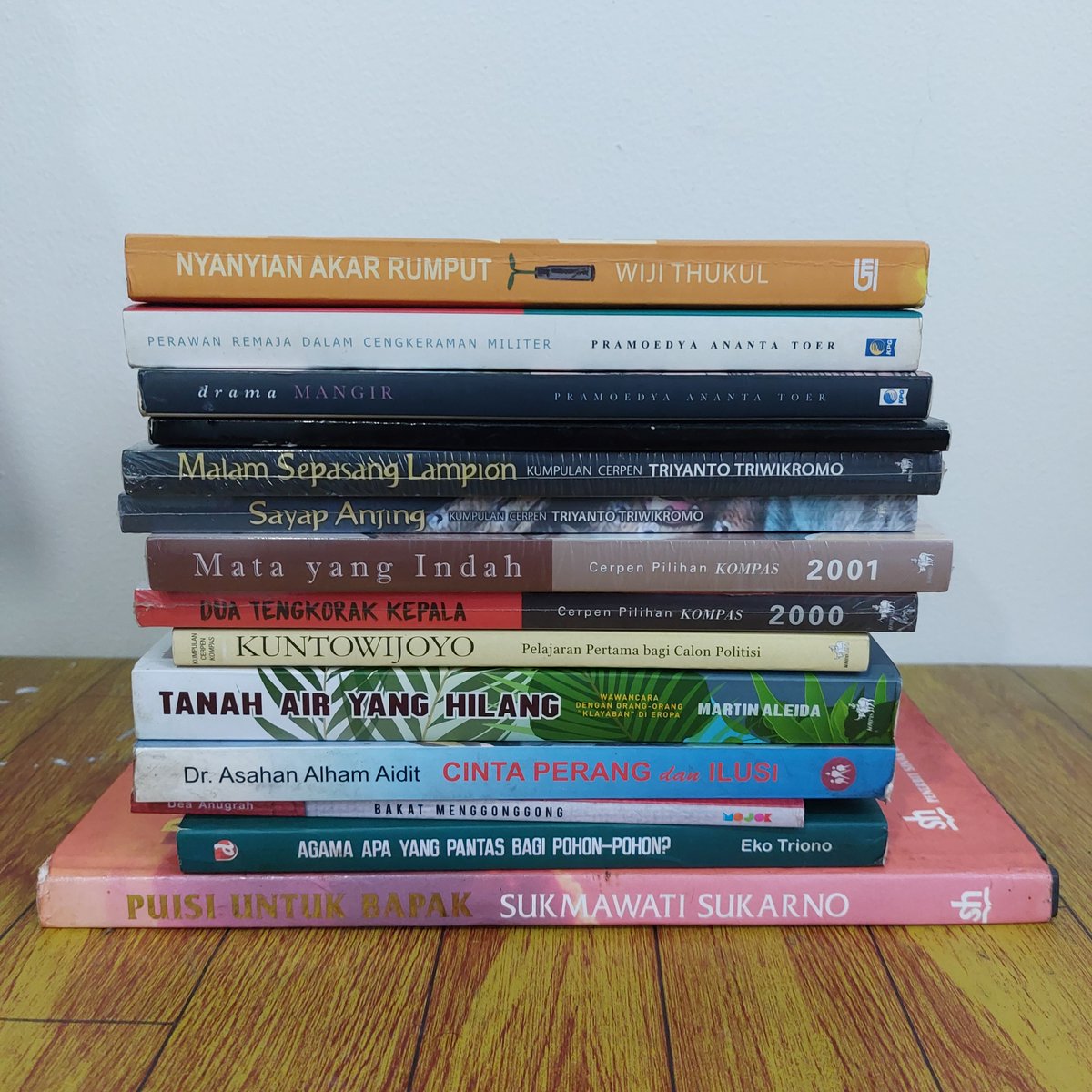 farid_efte's tweet photo. Selamat siang kawan-kawan, saya mau jual beberapa buku bekas, sebagian dari koleksi pribadi. Sila dilihat-lihat.

Pengiriman dari Depok, bisa via Tokped tapi ada tambahan biaya, diutamakan transfer langsung. Detail ada dilanjutan tweet.

Minta apresiasi RT ya, terima kasih 🙏🏽🙏🏽 https://t.co/kJFxDDUkqL