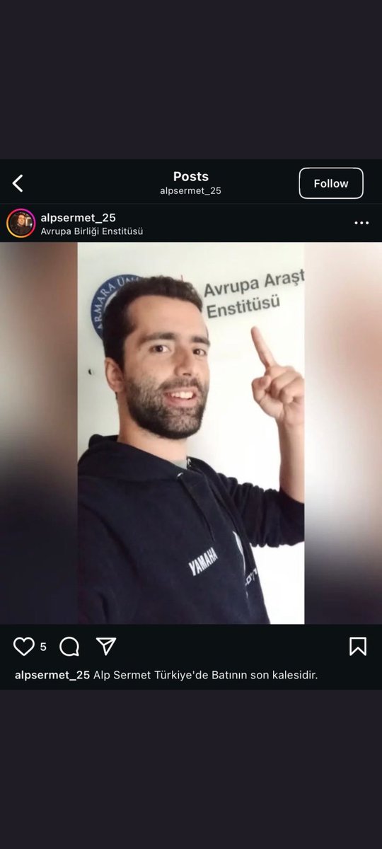 Teşhir ediyoruz!

Marmara Üniversitesi Mütercin Tercümanlık Bölümü öğrencisi Alp Sermet potansiyel bir faildir!

Her an çevresine zarar verebilecek potansiyel failleri kampüslerimizde barındırmayacağız!