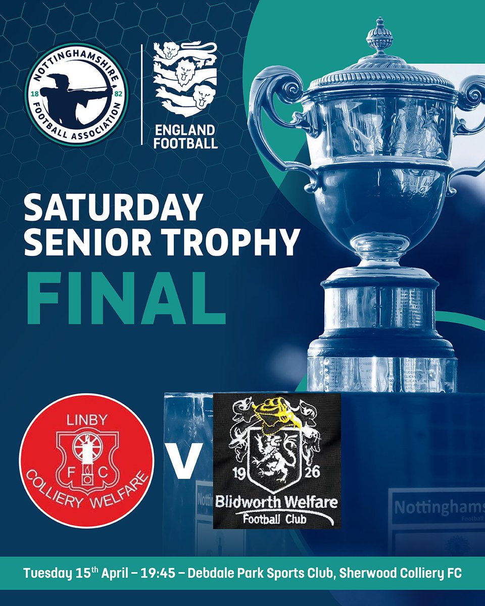 🔴⚫️🔴
So we can set 100% attention on Tuesday and the <a href="/NottsFA/">Nottinghamshire FA ⚽️</a> senior trophy final against <a href="/FcLinby/">Linby Colliery Welfare FC</a> our friends from <a href="/CentralMidsAll/">⚽️ Central Midlands Alliance ⚽️</a> south premier division.
Get behind the lads and join us at the home of <a href="/SCFC_08/">Sherwood Colliery FC</a> to see if we can come out on top