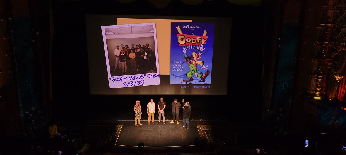 Disneyfan9523's tweet photo. I Just Saw Disney's A Goofy Movie At The El Capitan Theatre In Hollywood For The Film's 30th Anniversary This Year And It Was Amazing! #ElCapitanTheatre #AGoofyMovie #AGoofyMovie30 #Goofy #KevinLima #BillFarmer #DonHahn #NotJustAGoof #D23 #Disney #WaltDisney https://t.co/R8N0l1I9eb