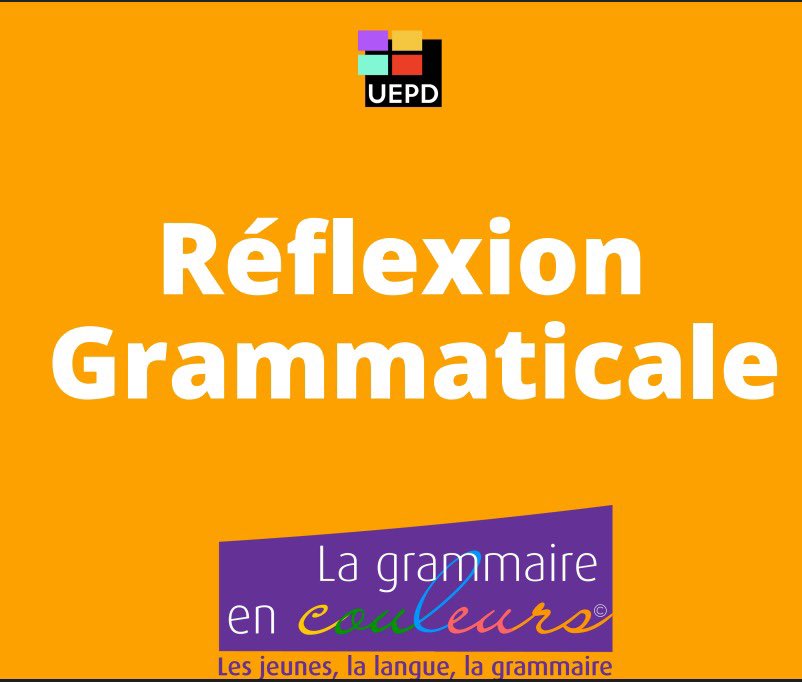 UEPD's tweet photo. ❓Comment aider mes élèves à classer 𝐧𝐞 … 𝐩𝐚𝐬 dans les adverbes? Ex: « Je 𝐧𝐞 suis 𝐩𝐚𝐬 contente... » ?
💡Vous voulez connaître la réponse? Les réflexions grammaticales vous intéressent? 
✅ Abonnez-vous à notre page Une Education Pour Demain. https://t.co/jMysasfyO6