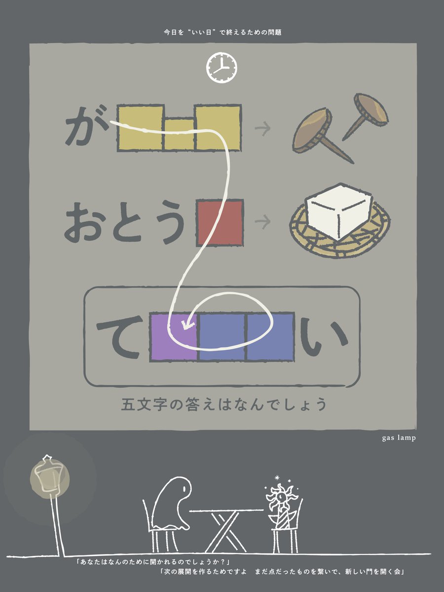 nazonodesigner's tweet photo. まだ眠れない人のために問題を作りました https://t.co/CUEnj3OaPp