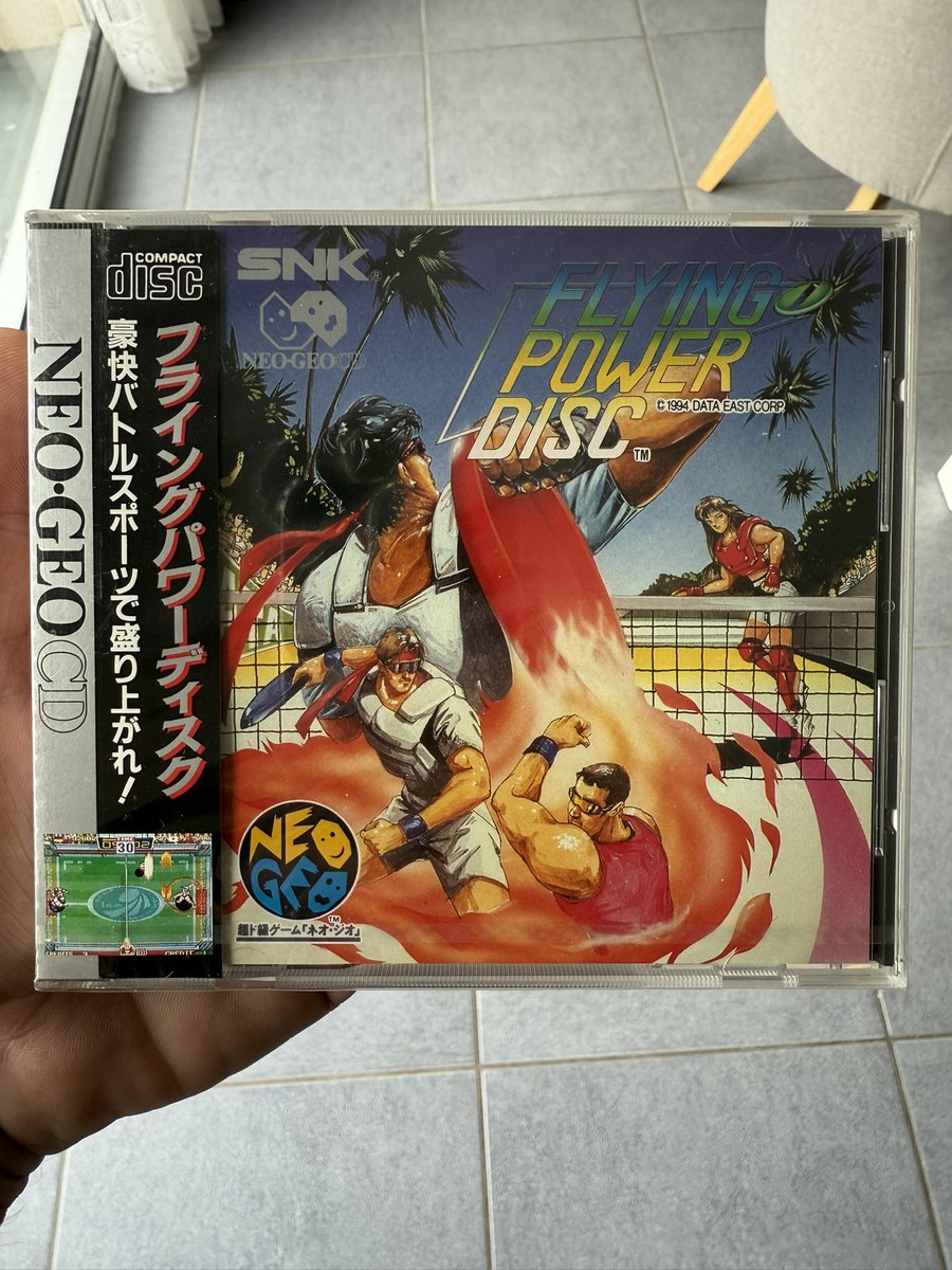 nEOmvs's tweet photo. Un Jour…Un Loot
Flying Power Disc/ Windjammer Snk NeoGeo Cd Jap Neuf/Sealed
#flyingpowerdisc #windjammer #retrogaming #retrogames #retrogamer #videogames #jeuxvideo #videogamessealed #jeuxvideoneuf #jeuxvideojaponais #snk #neogeo #neogeocd #dataeast #loot #looter #hardlooter https://t.co/krx82HRrL5
